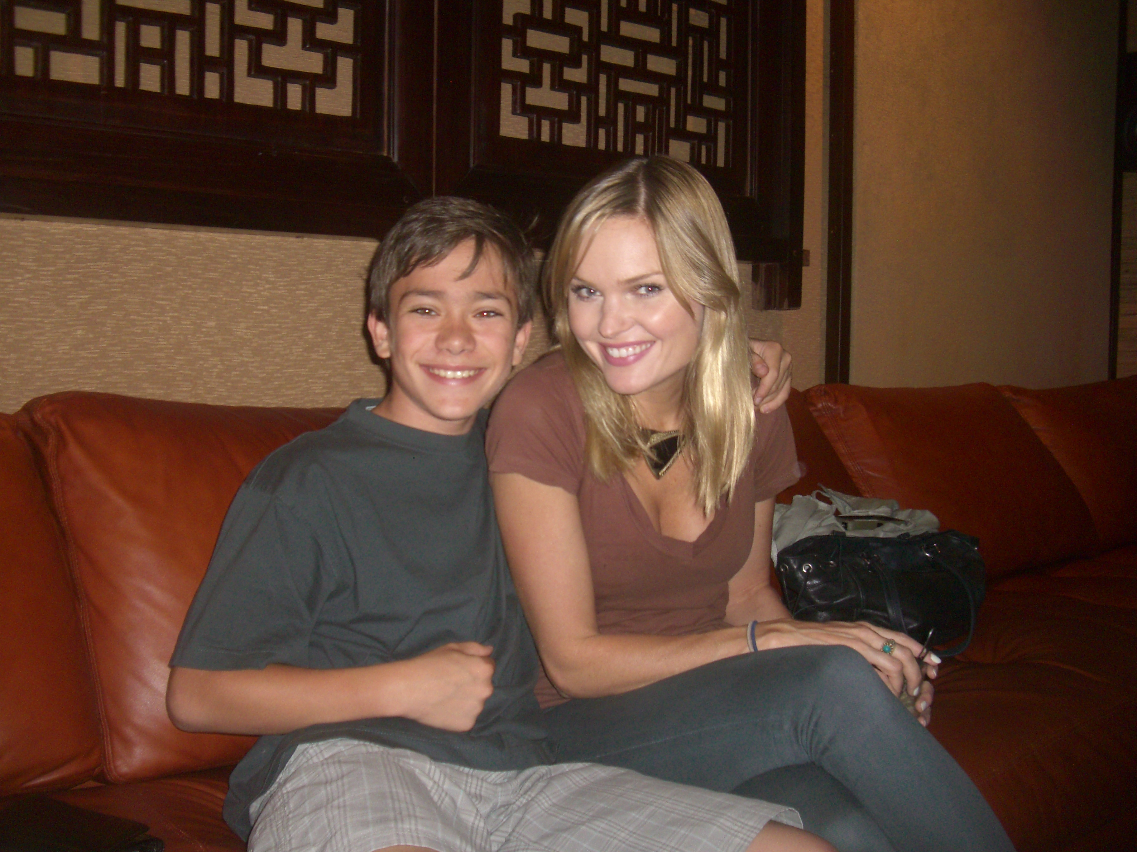 christian traeumer and Sunny Mabrey in the recording studio august 2012 final adr for the child