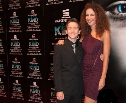 Actor Christian Traeumer and Actress-producer Yvonne Maria Schaefer at the premier of 