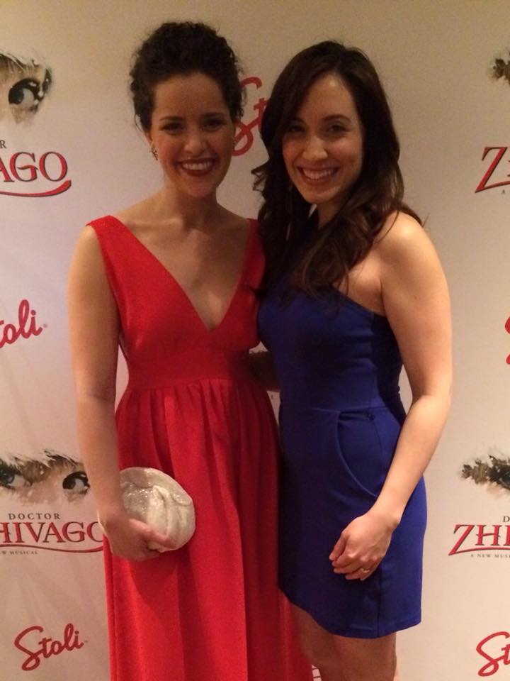 With Briana Carlson-Goodman on Opening Night of Broadway's Dr. Zhivago