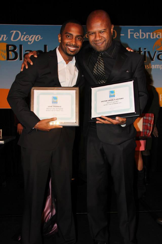 San Diego Black Film Festival 2014 Awards Dinner with Markiss McFadden and Victor Crowl.