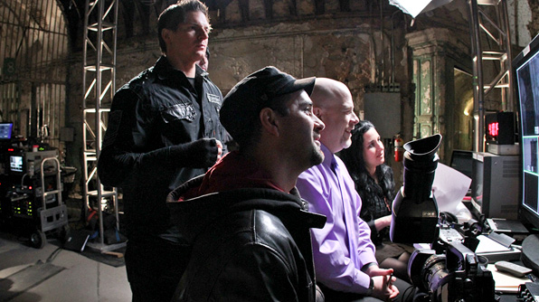 On set with Executive Producer/Host Zak Bagans filming Paranormal Challenge airing June 17th, 2011.