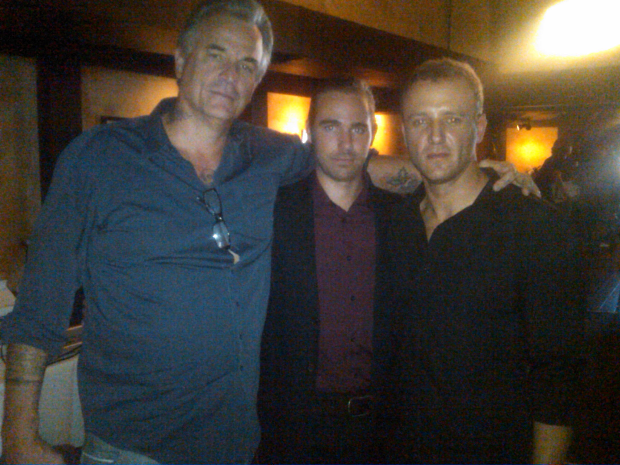 Nick Cassavetes, Dillon Tucker and Todd Stilwell on the set of 