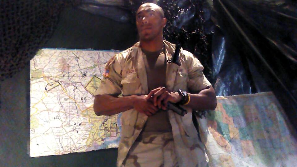 Brandon Rush as Staff Sgt. Welcher in the feature film 