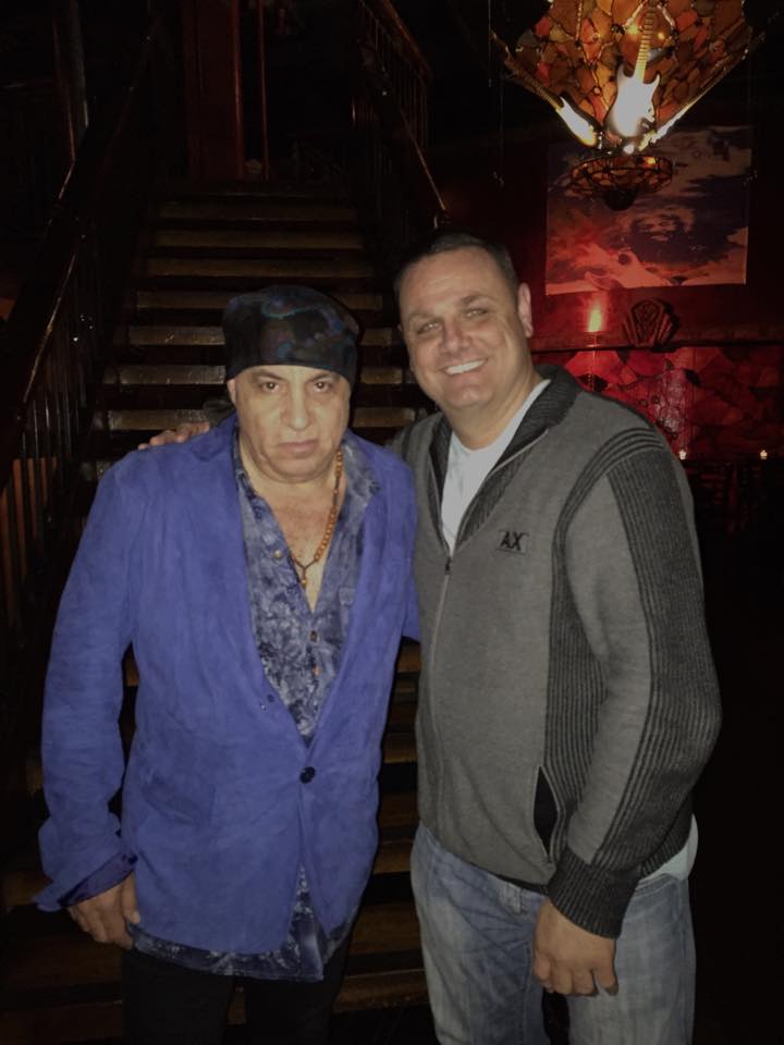 with the legendary Steven Van Zandt after my performance in 