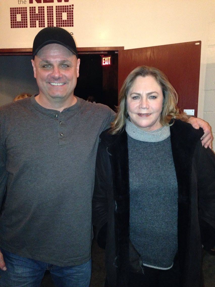 With legendary actress Kathleen Turner after seeing me in performance of the Tennessee Williams Off-Broadway Comedy 