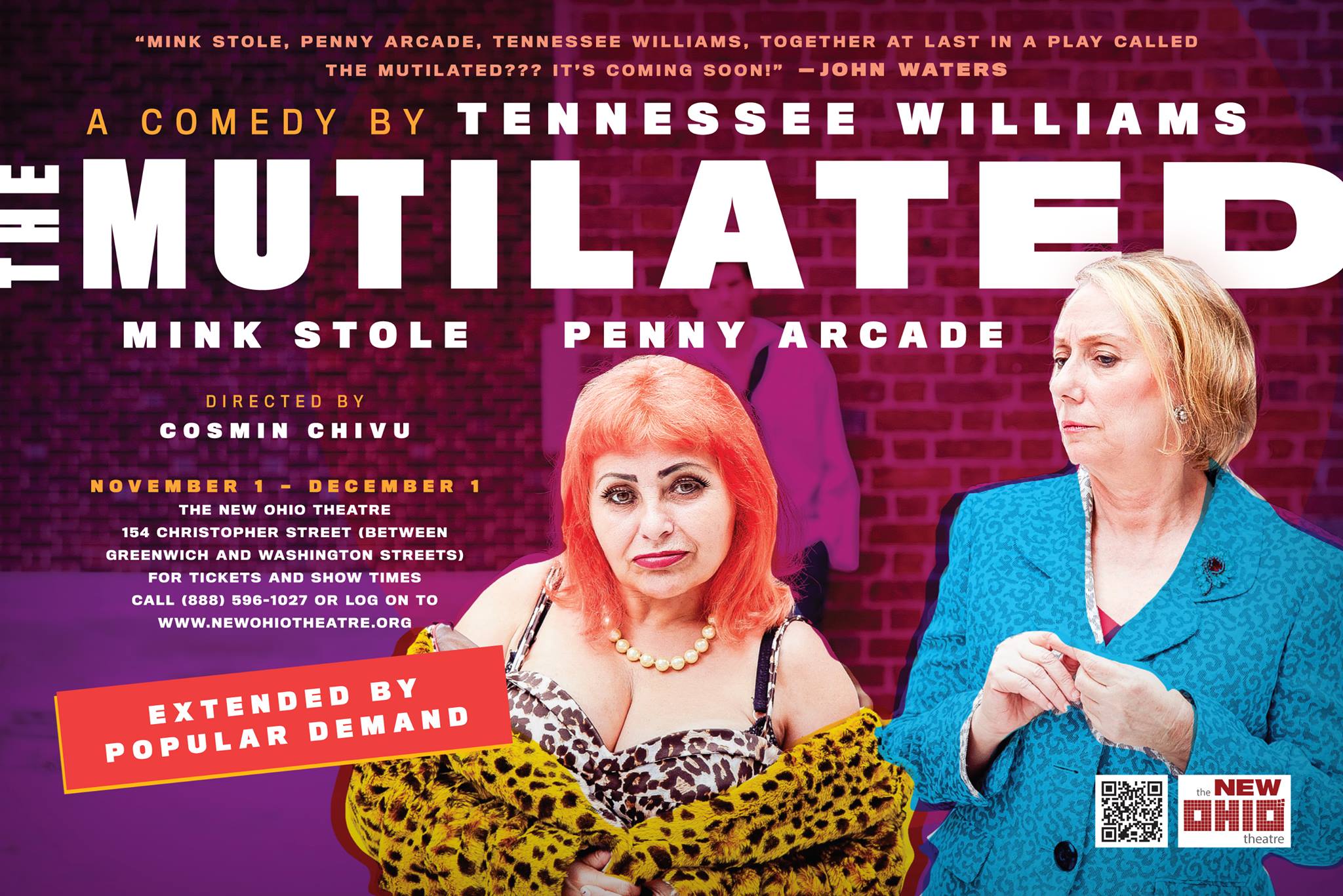 Poster for the Tennessee Williams Off Broadway comedy 