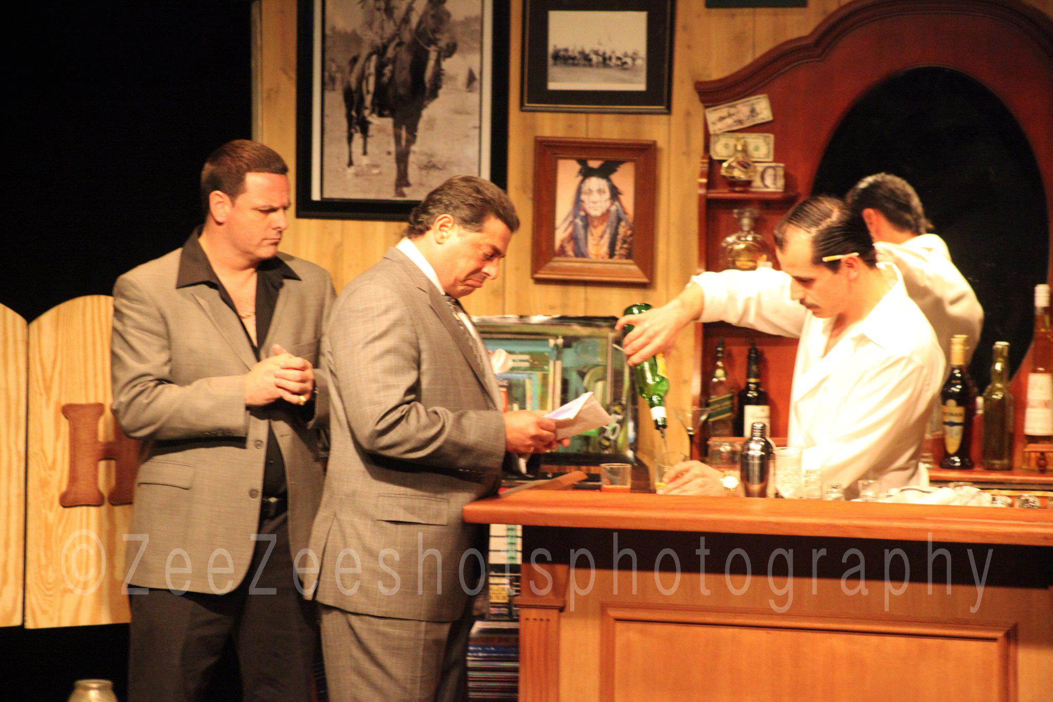 With Rocco Parente, Jr. & Jonathan Baldwin from Vincent Pastore's play 