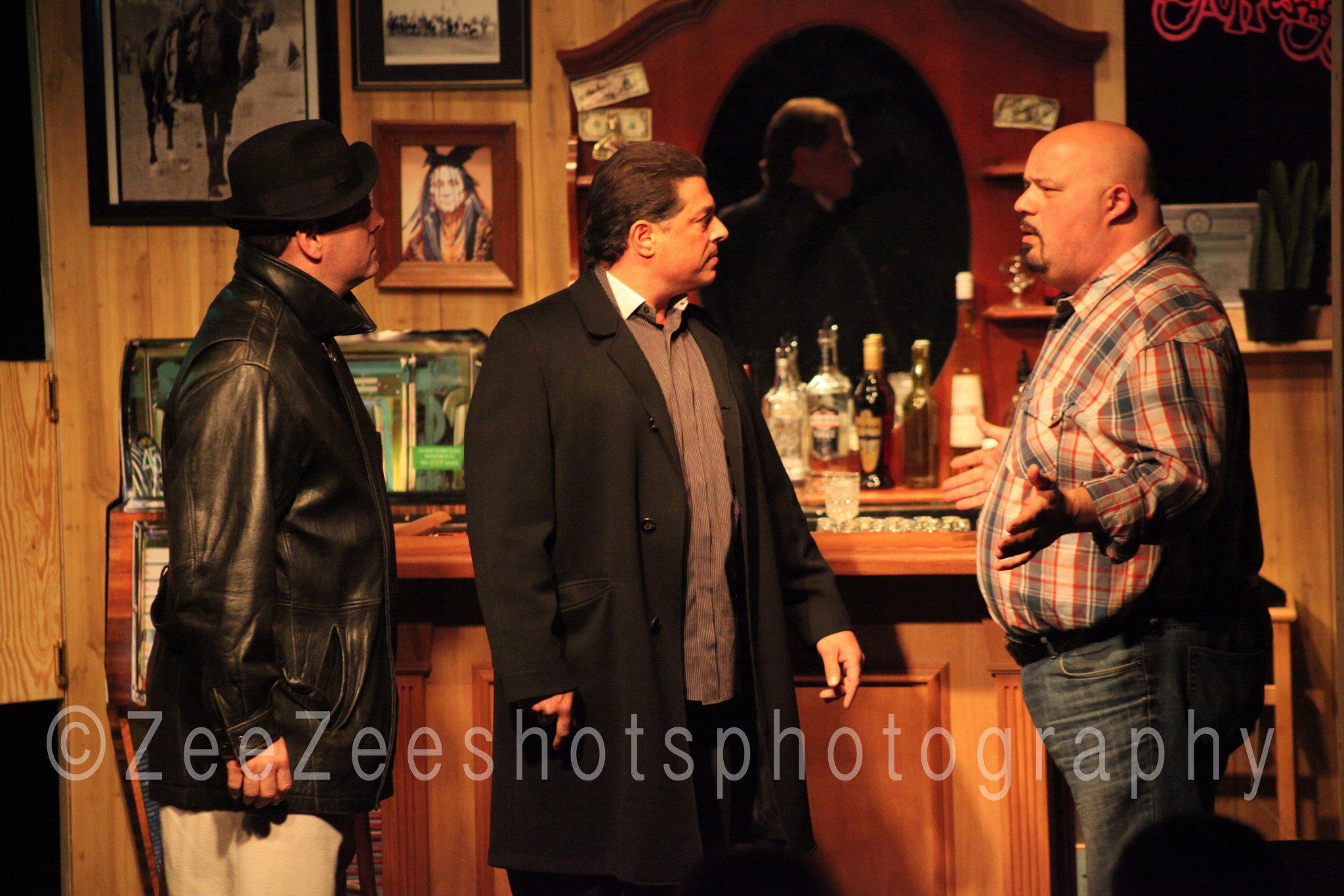 With Rocco Parente, Jr. & Anthony Ribustello from Vincent Pastore's play 