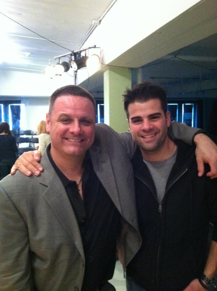 with Joe Sernio on set of 