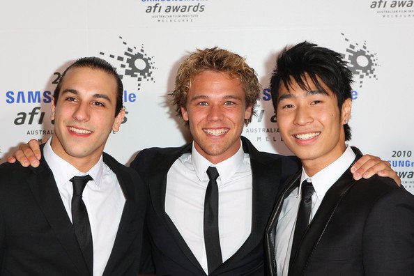 Deniz Akdeniz, Lincoln Lewis and Chris Pang - AFI Awards 2010 (Melbourne)