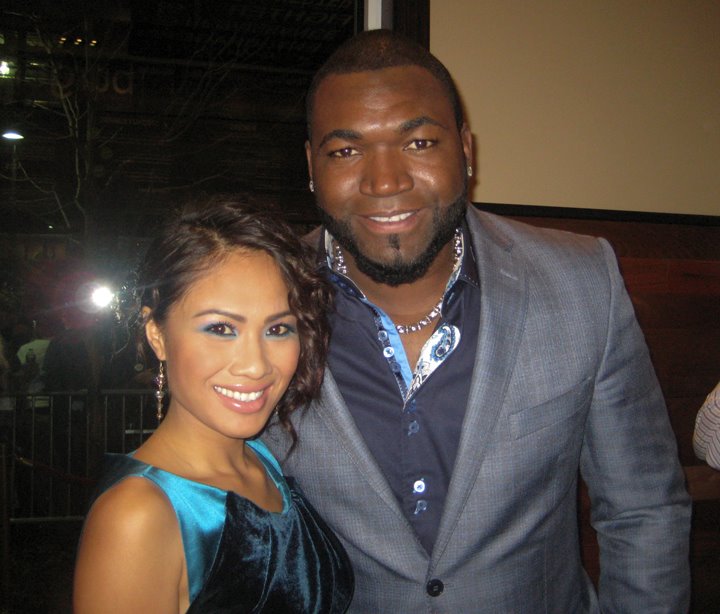 David Ortiz (Boston Red Sox) and Chanty Sok