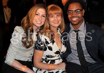 Shoshannah Stern, Catherine and Michael Anthony Spady, at the SAG/AFI reception, Nov, 2010