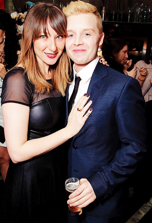 Isidora Goreshter and Noel Fisher at the season 5 