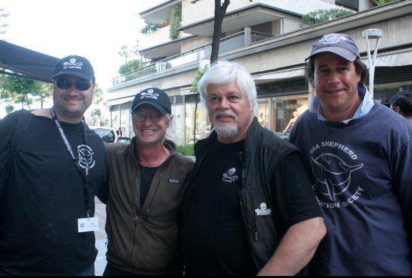 Myself, Peter Brown (Confessions of a Eco-Terrorist), Captain Paul Watson and Executive Producer Rob Holden