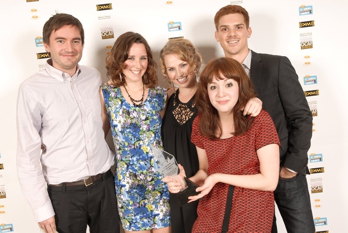 James Hartnett, Hannah Hogan, Alana Johnston, Kayla Lorette & AJ Vaage on the 12th Annual Canadian Comedy Awards Red Carpet.