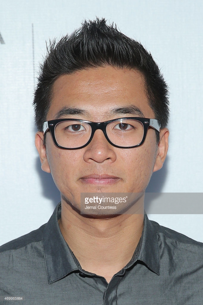 Wen Ren at Tribeca Film Festival for his film Cafe Glass.