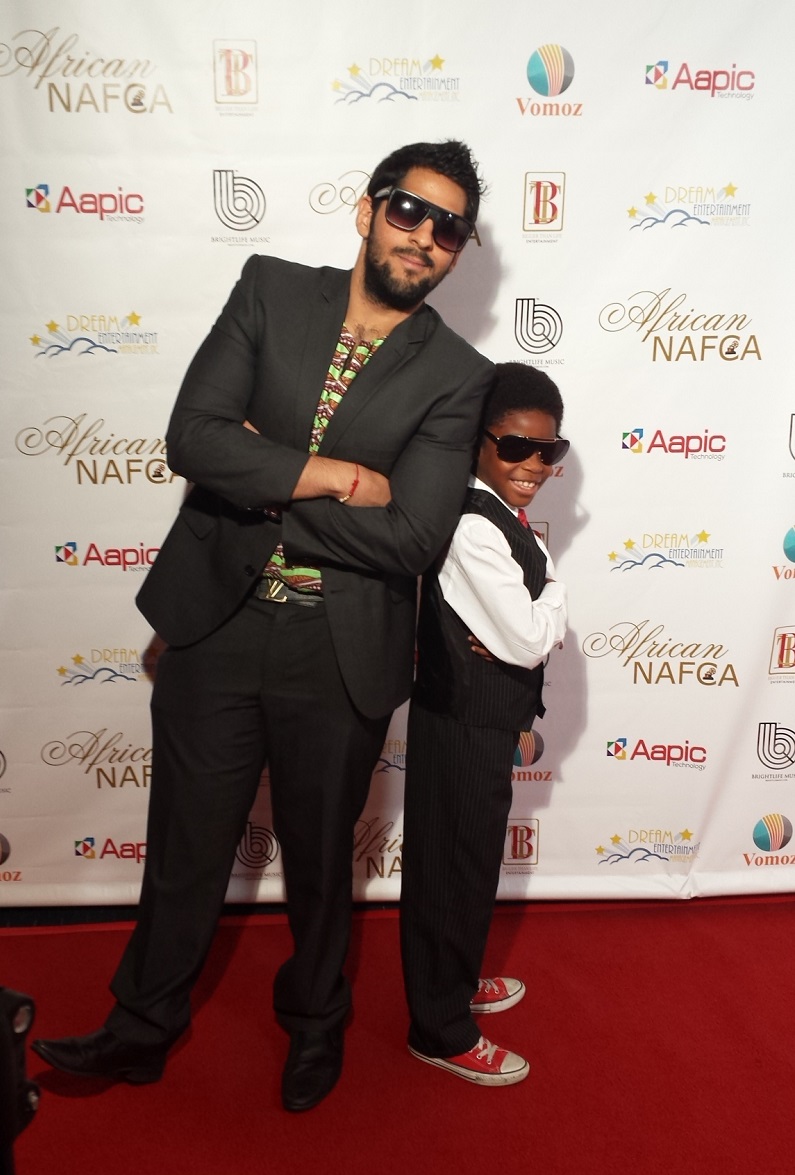 Alexander Arzu and Jason Mohan on the red carpet at NAFCA