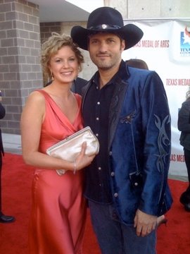 Robert Rodriguez and Bobbie Grace at the Texas Medal of Arts Awards