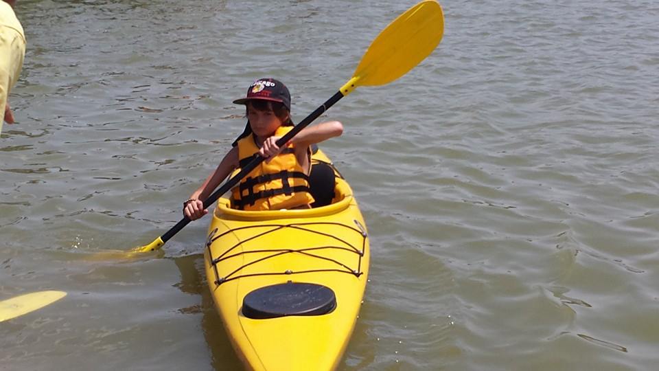 A kayaker