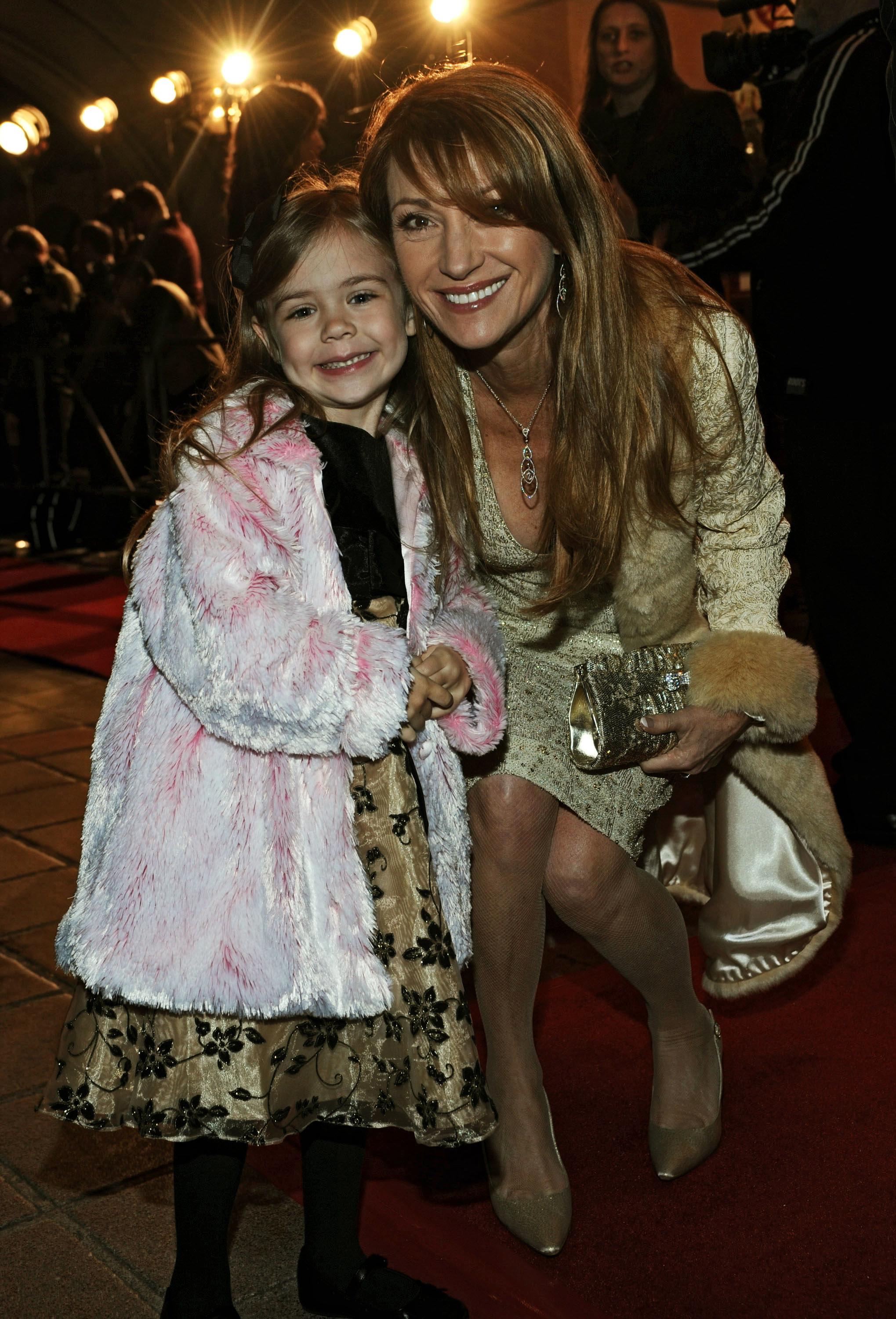 Alyssa deBoisblanc with Jane Seymour on the red carpet at the Premier of 