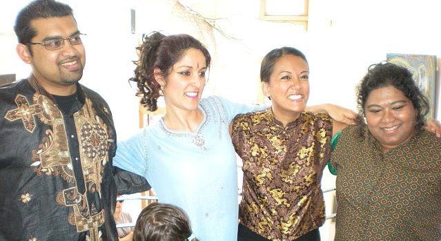 Varuna Gunasekera,Christine Bergeron, Juliet Ladines and Thushari Jayasekera