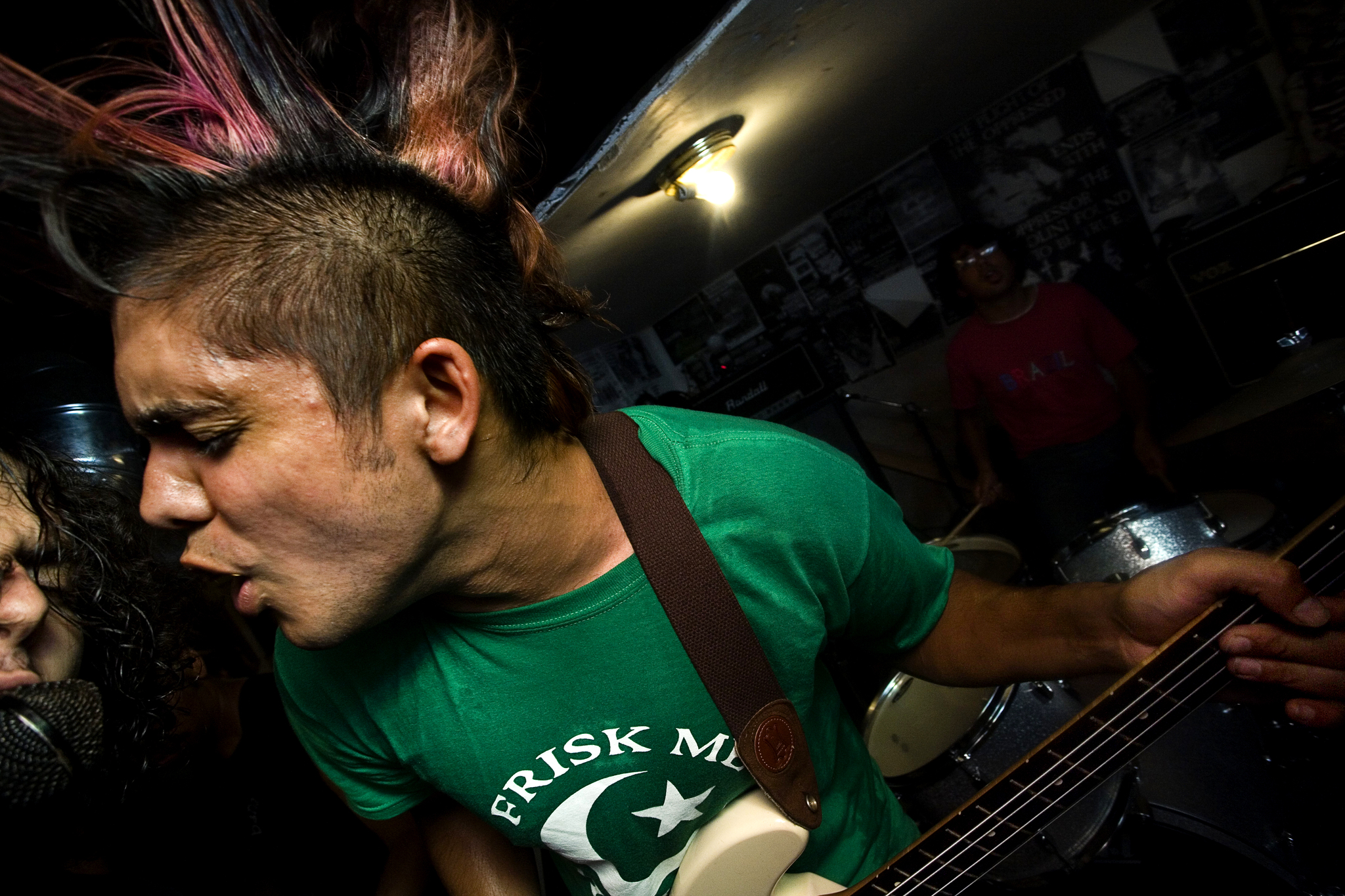 Still of La Casa and Omar Waqar in Taqwacore: The Birth of Punk Islam (2009)