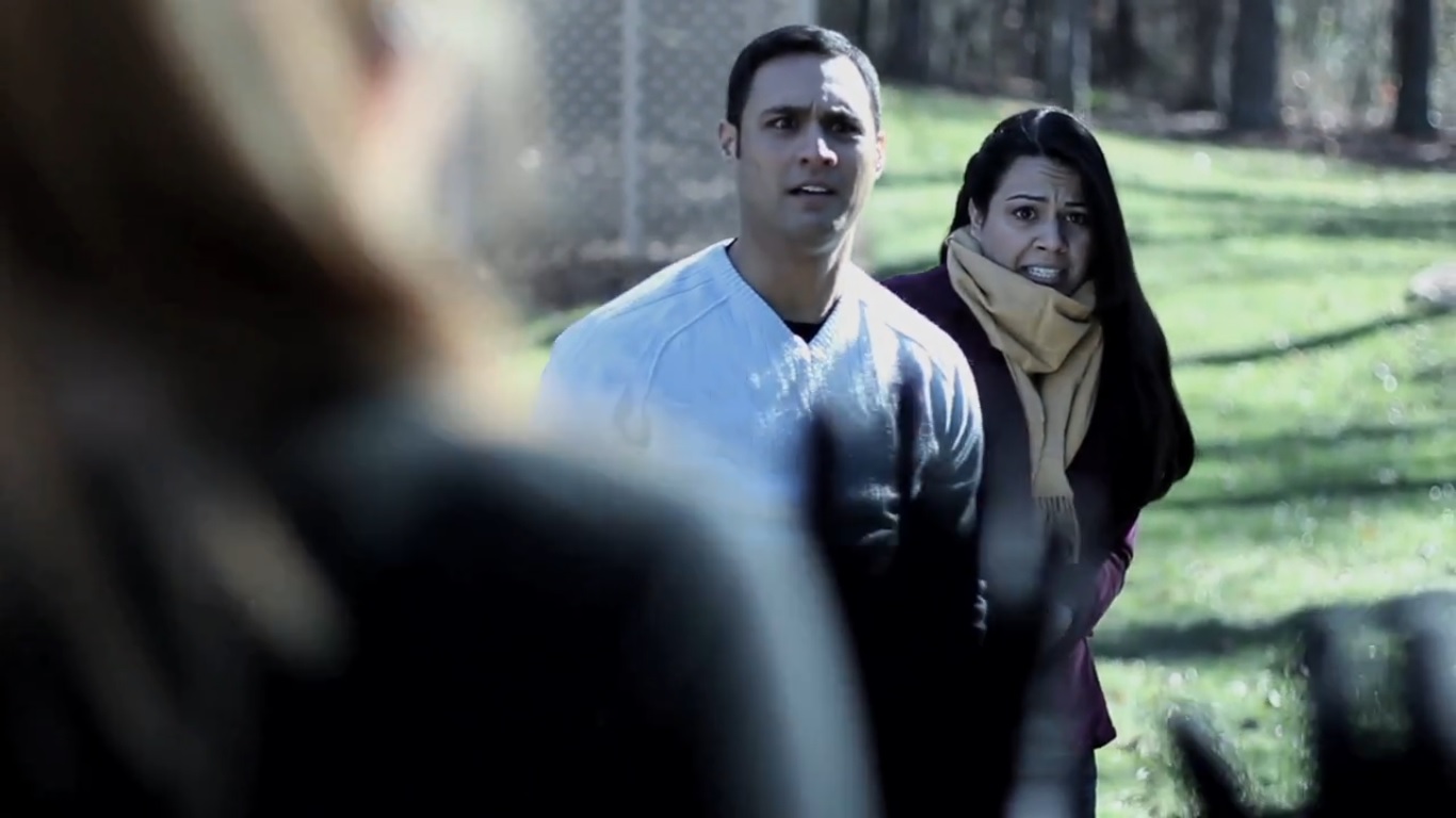 Omer Mughal and Vivi Chavez in Neighbors.