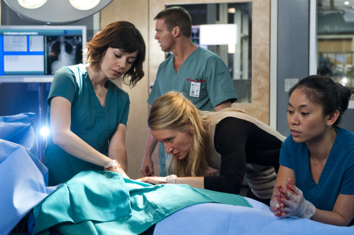 Julia Taylor Ross as Dr. Maggie Lin on Saving Hope