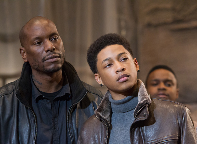 Still of Tyrese Gibson and Jacob Latimore in Black Nativity (2013)