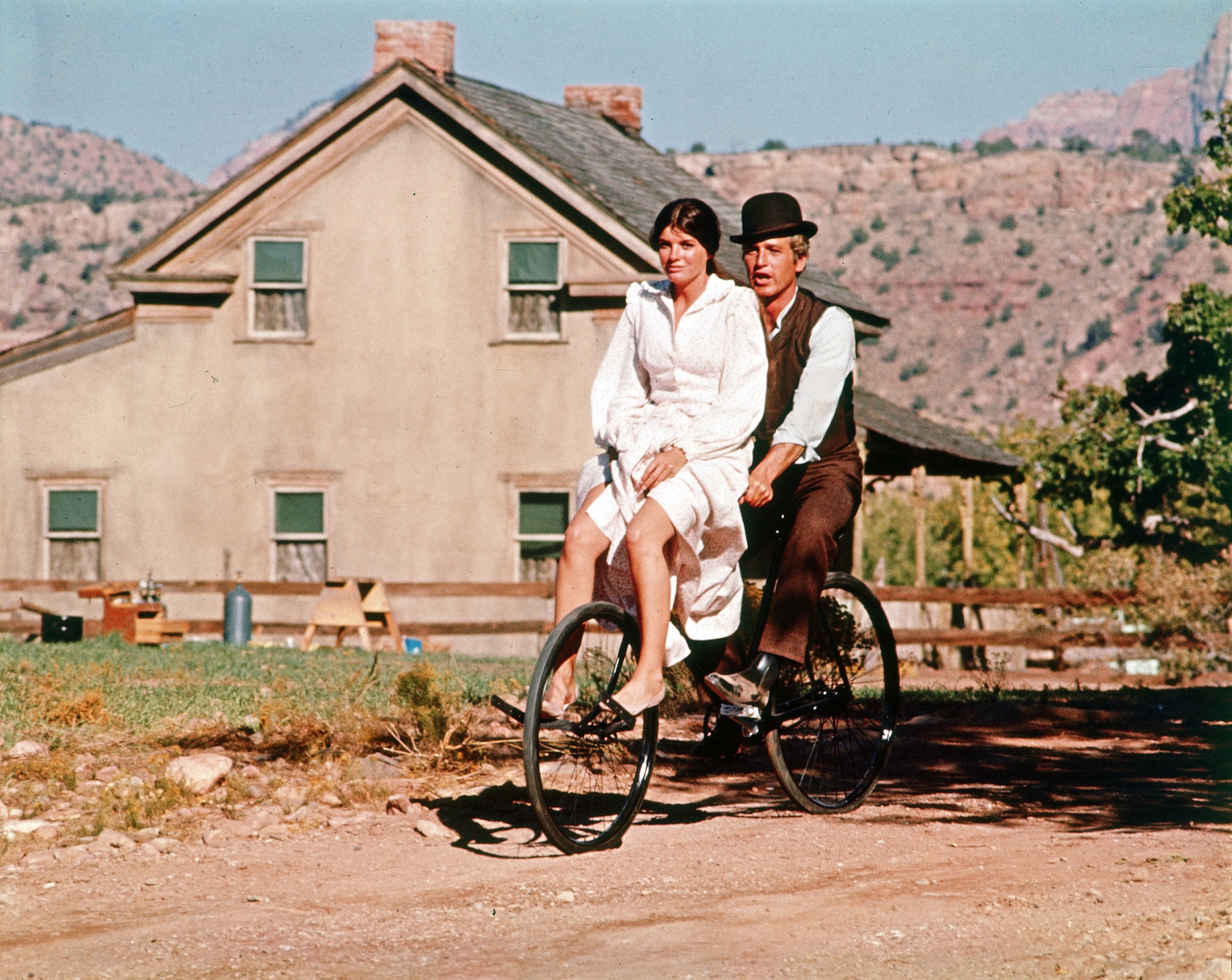 Still of Paul Newman and Katharine Ross in Butch Cassidy and the Sundance Kid (1969)