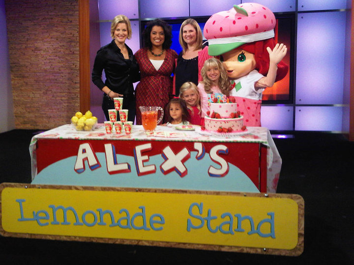 KTLA 5 Morning News - Alex's Lemonade & Stawberry Shortcake