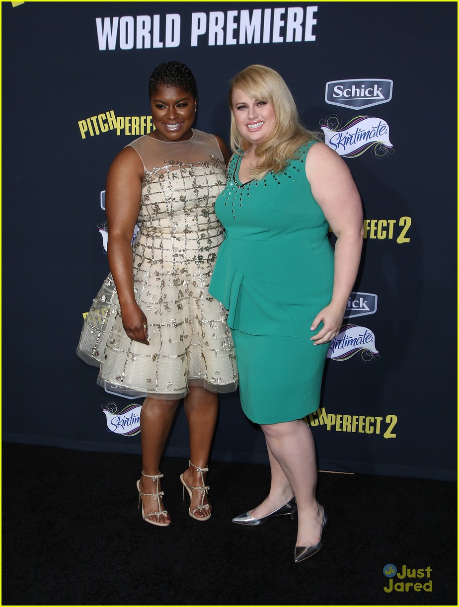 Ester Dean and Rebel Wilson Pitch Perfect 2 Premiere