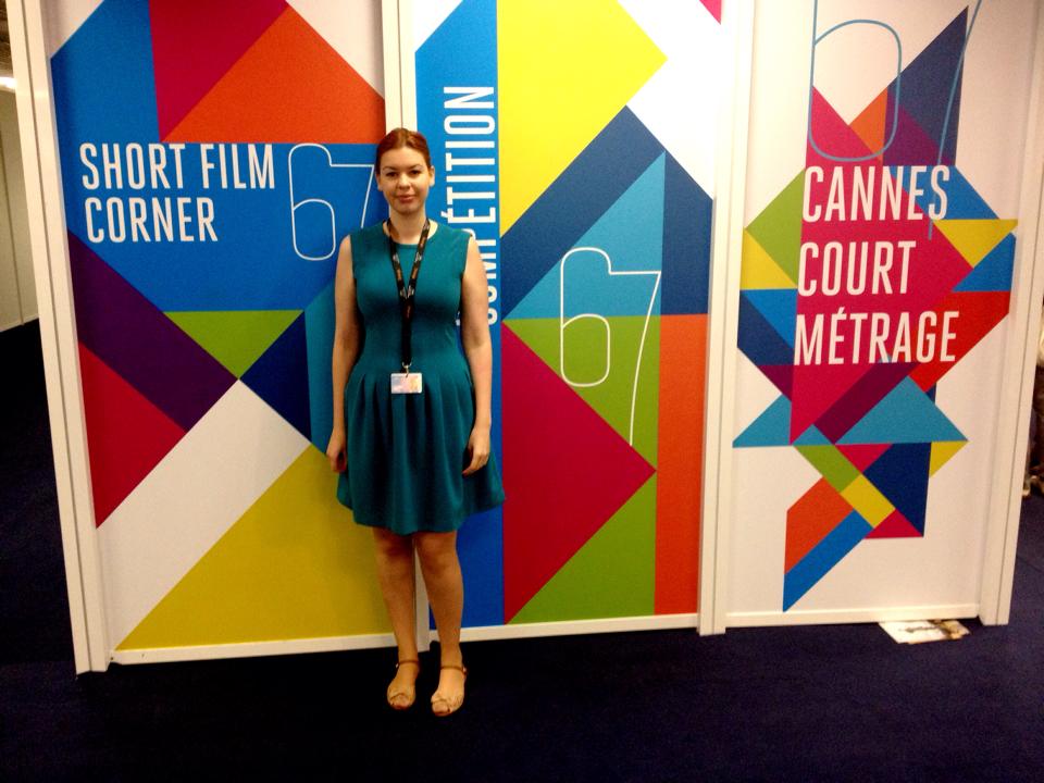 Louise Marie Cooke at the Short Film Corner at Cannes 2014