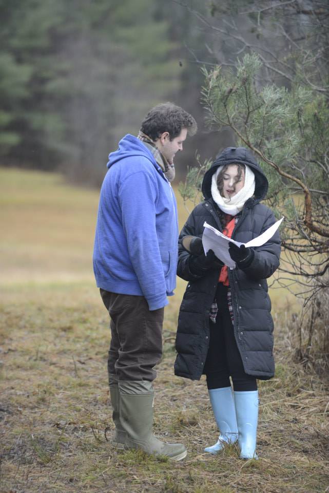 Emily Stranges and director Martin Bennett