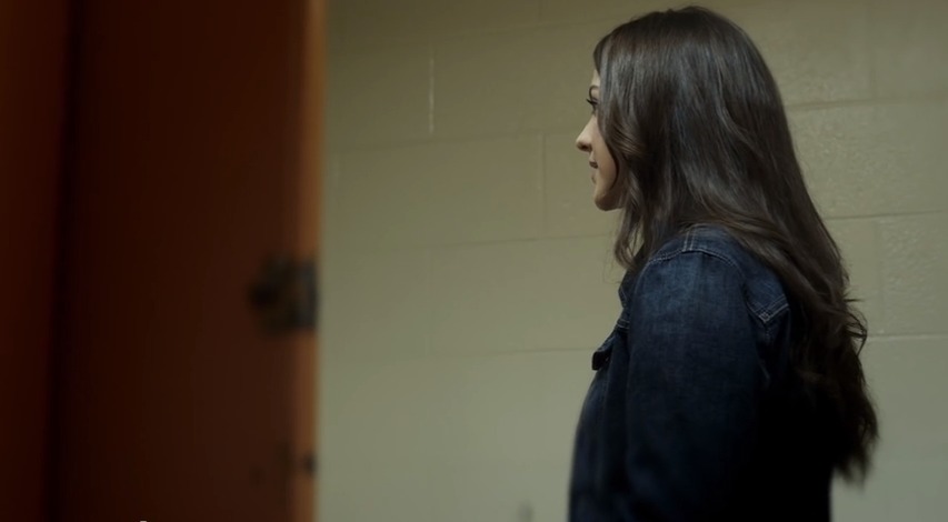 Emily Stranges in a still from Champions Against Bullying