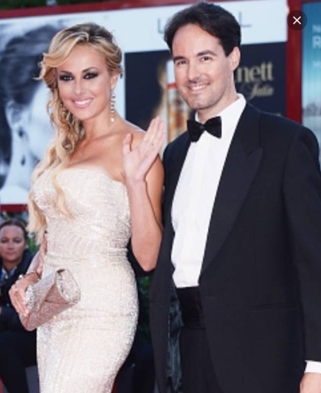 Actress Isabelle Adriani and Count Vittorio Palazzi Trivelli at the 72nd Venice Film Festival