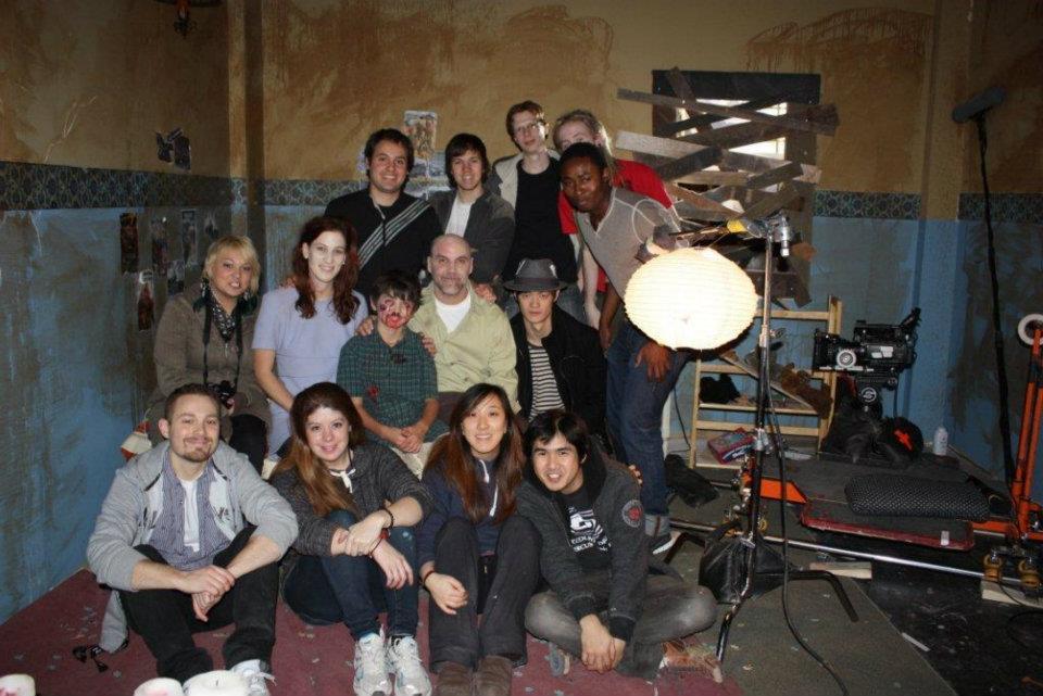 Me with the cast and crew of Endangered Species.