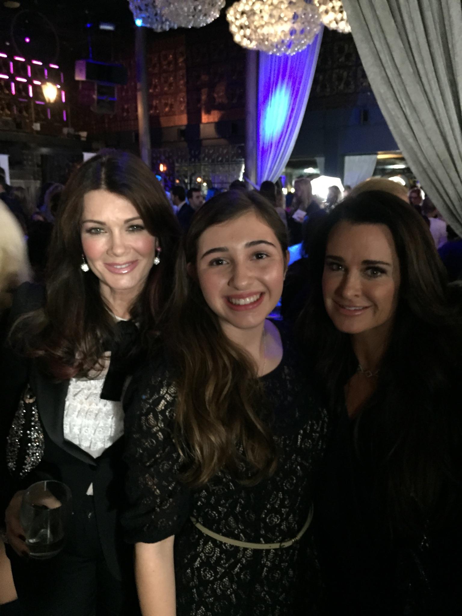 FabFitFunlauch party with Kyle Richards and Lisa Vanderpump.