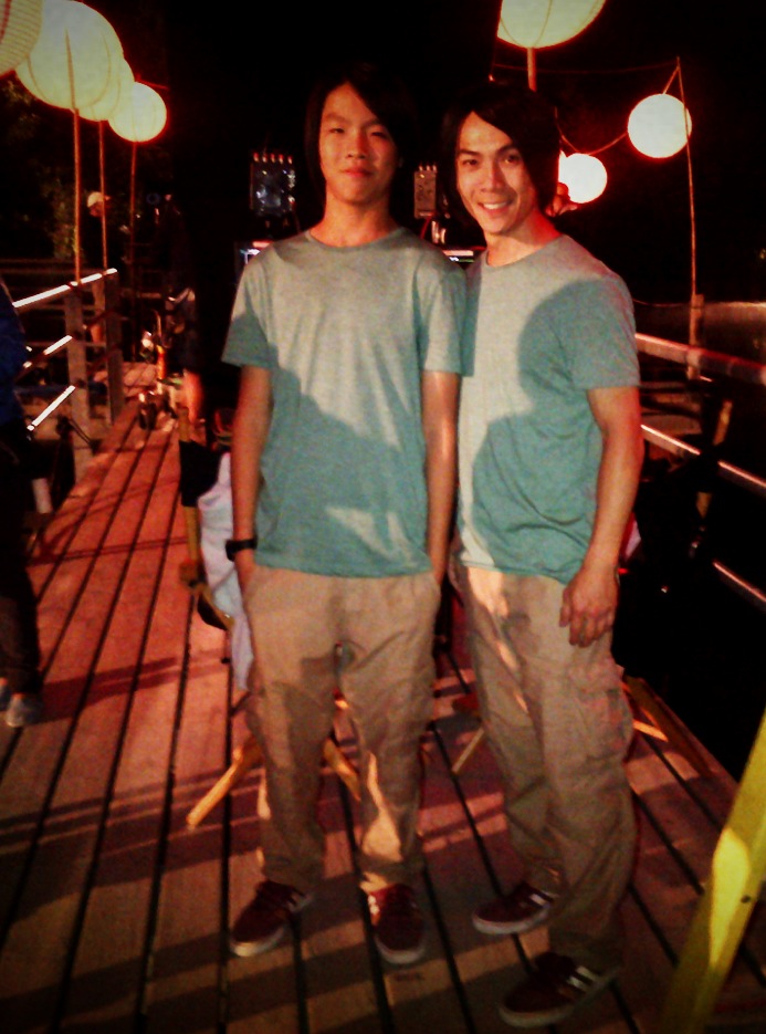 Benny & Sifu Alan Tang who was Benny's stunt on set for XIII2 - Berzerk