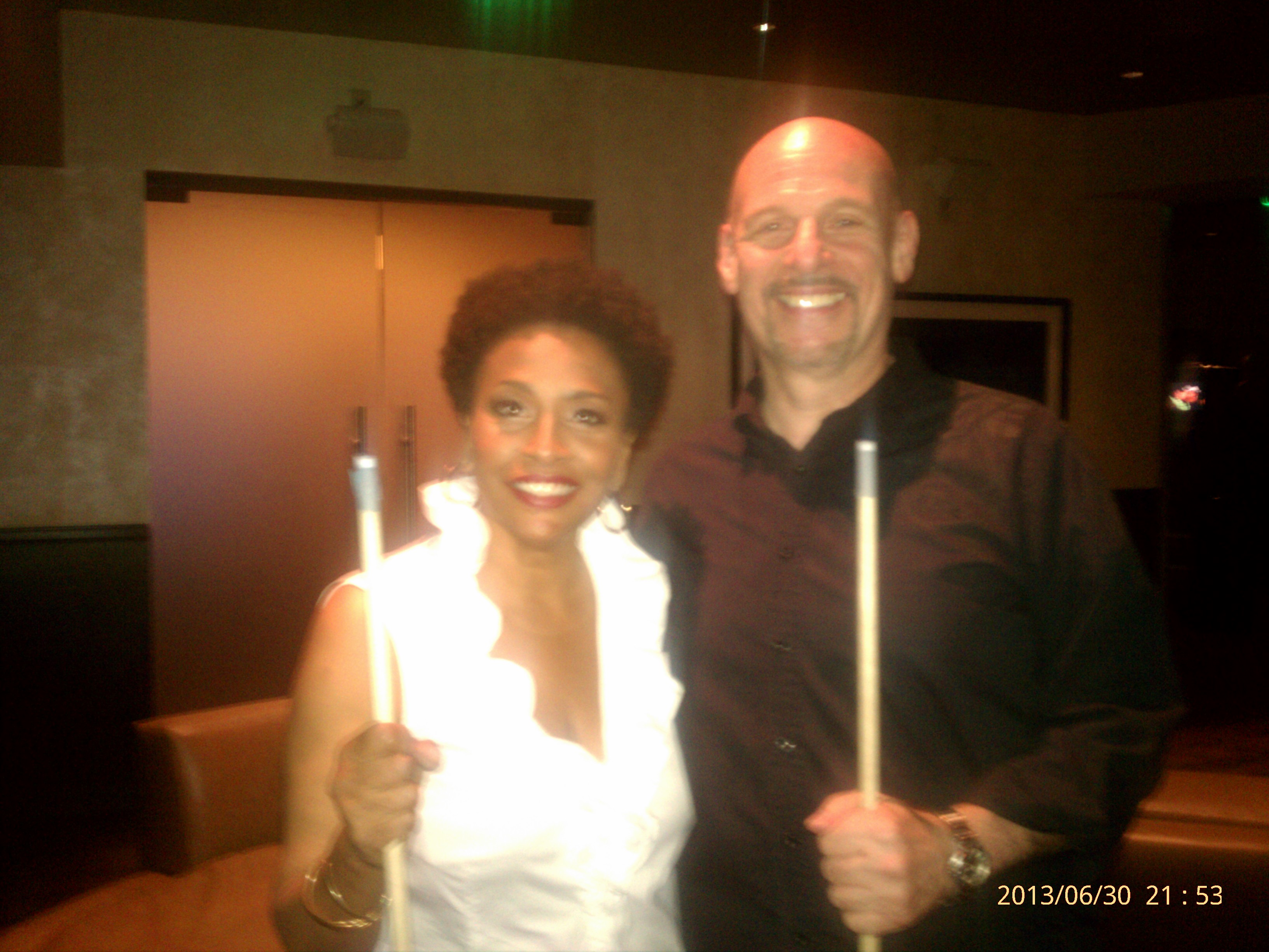 with Jenifer Lewis, wrap party Think Like a Man Too