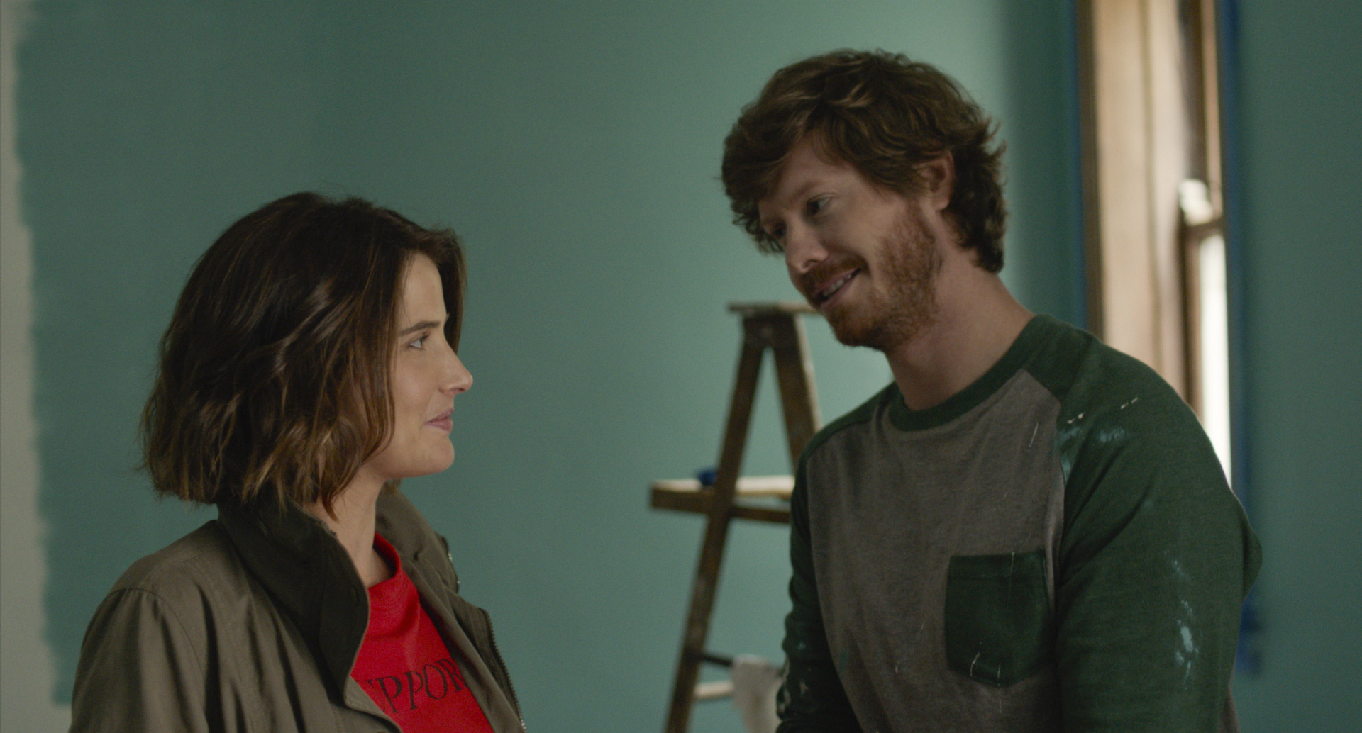 Still of Cobie Smulders and Anders Holm in Unexpected (2015)