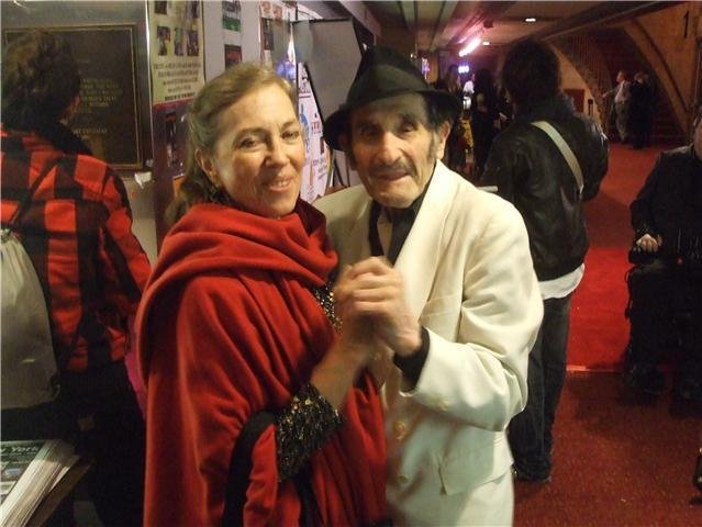 Renie Reiss and Alex Turney at red carpet for the NY International Film and Video Festival 2009; world premier of THE TANGO DATE(2009).