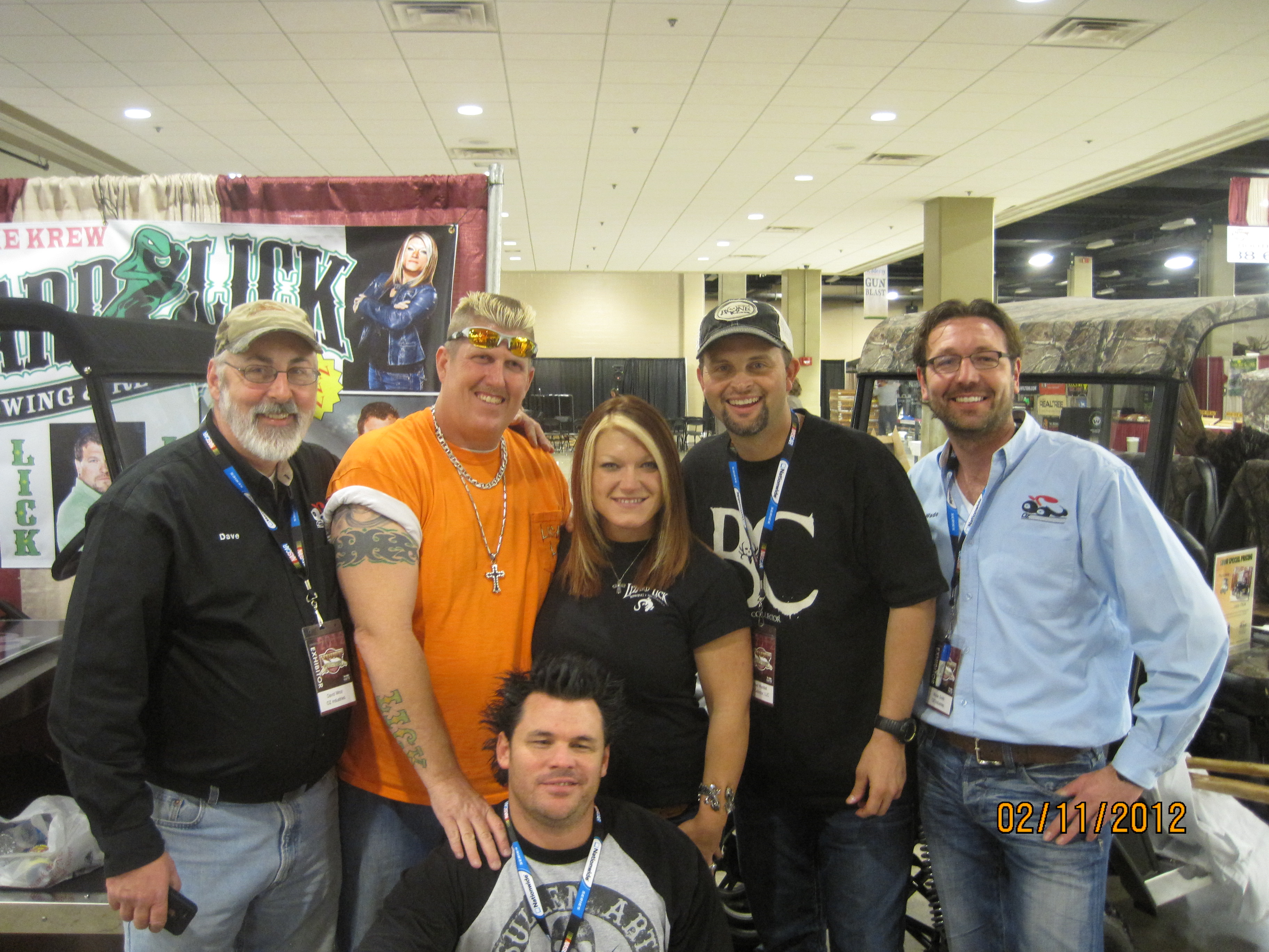 Hanging out with the Lizard Lick Towing crew in Nashville. Left to right David Mroz, Ron Shirley, Amy Shirley, Michael Waddell, Wm. Wade Smith and the world famous DJ Silver below.