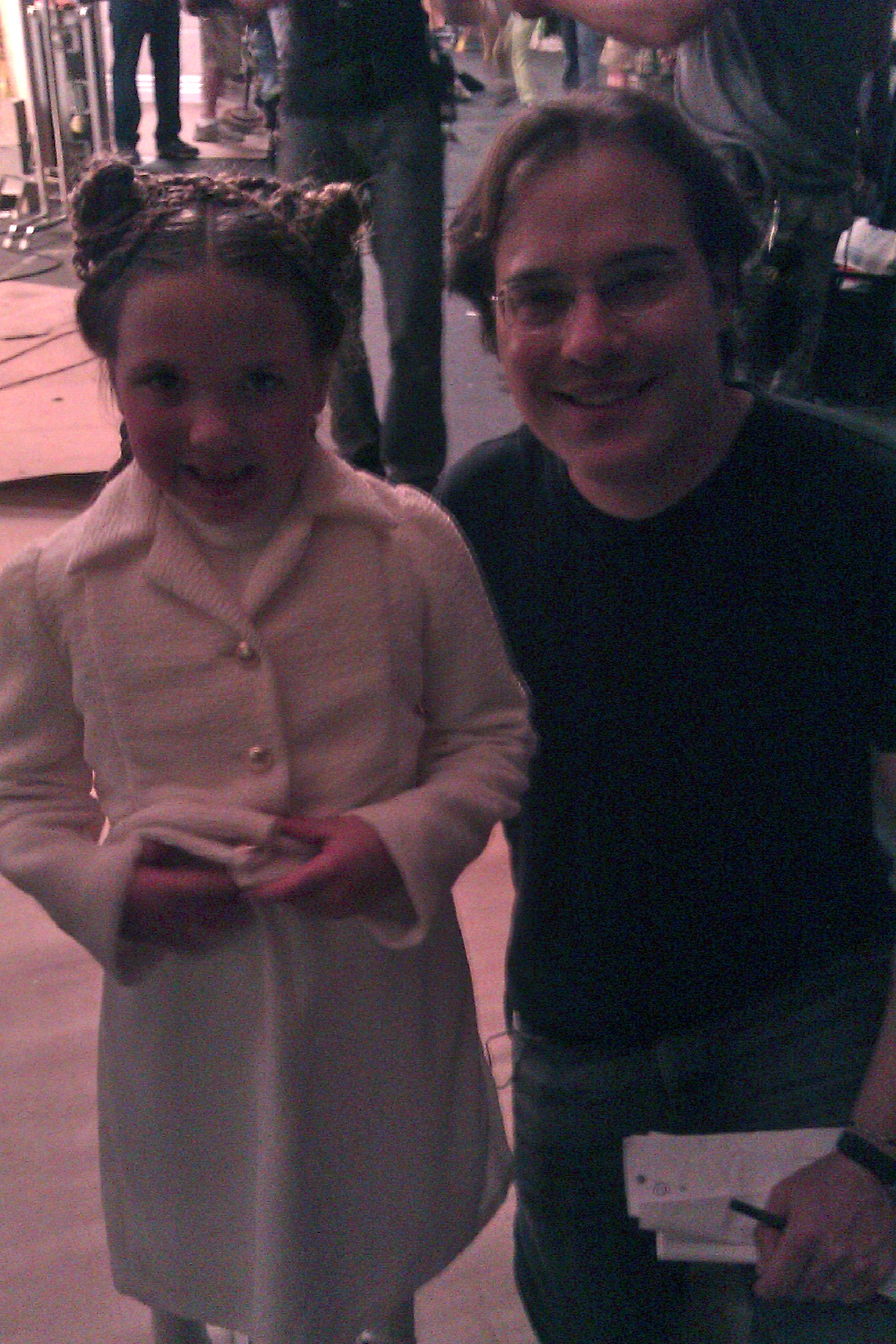 Ella and Alex Zamm, Director for Toothfairy 2