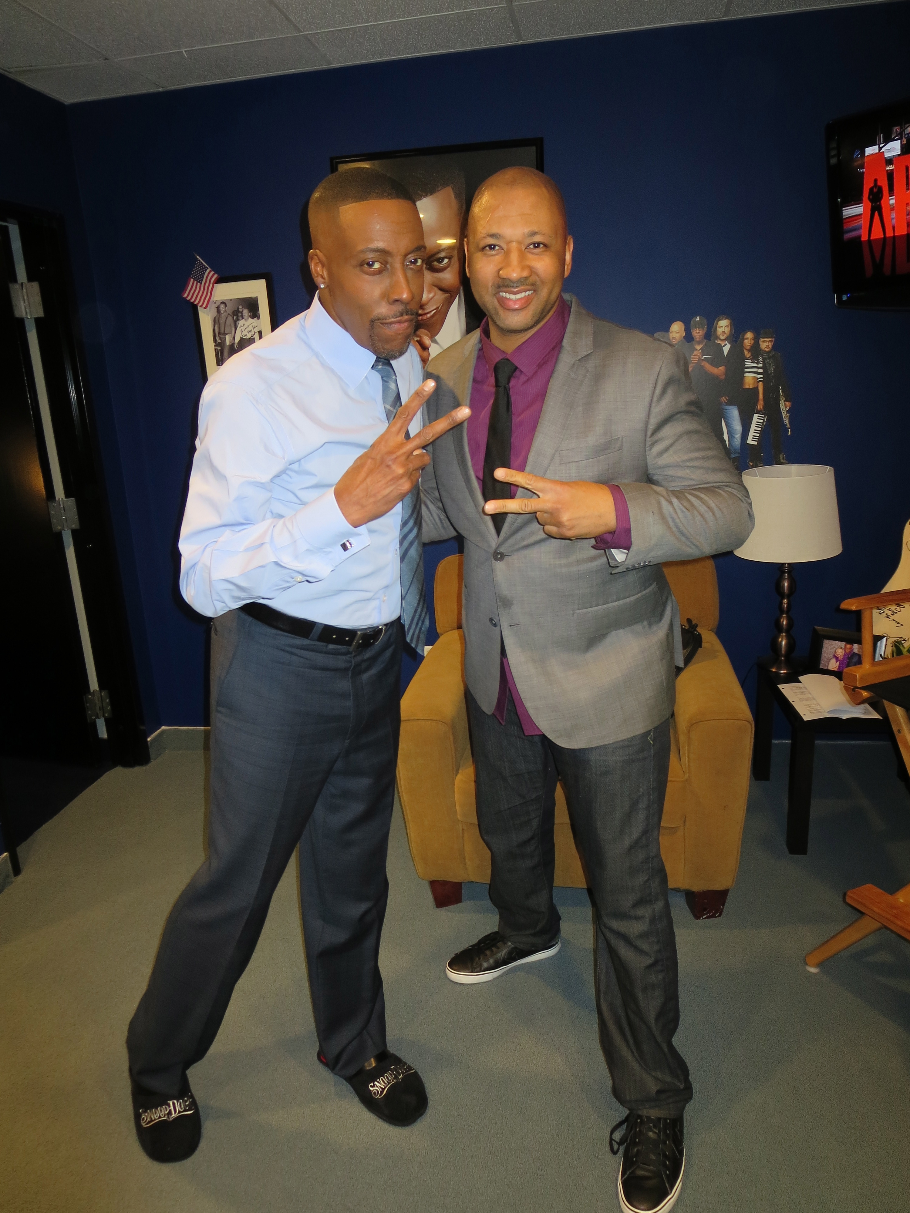 Alex Al and late night TV Icon Arsenio Hall