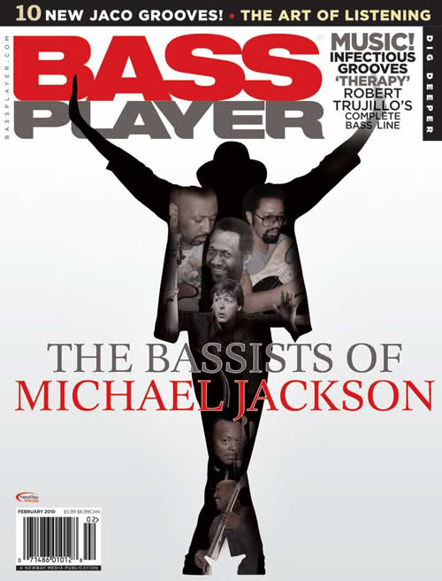 Alex Al cover story feature-- The Bassists of Michael Jackson-- Bass Player magazine
