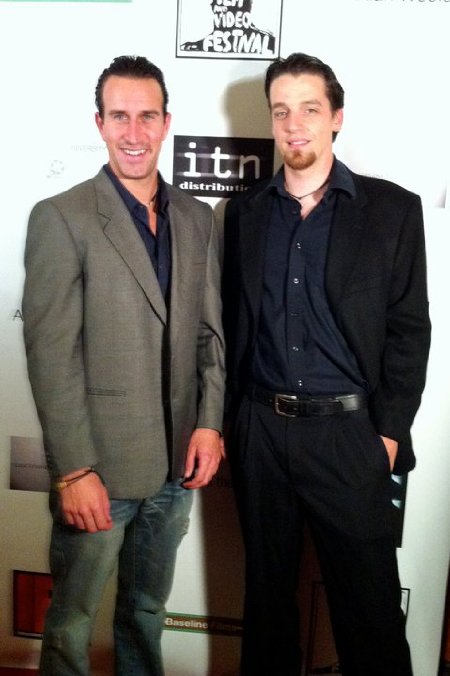 Adam William Ward and Justin Zagri at Sundance