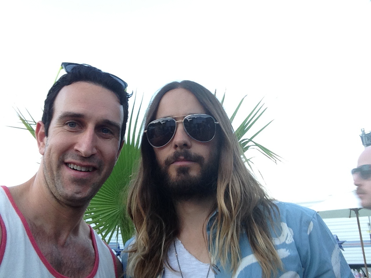 Adam William Ward with Jared Leto