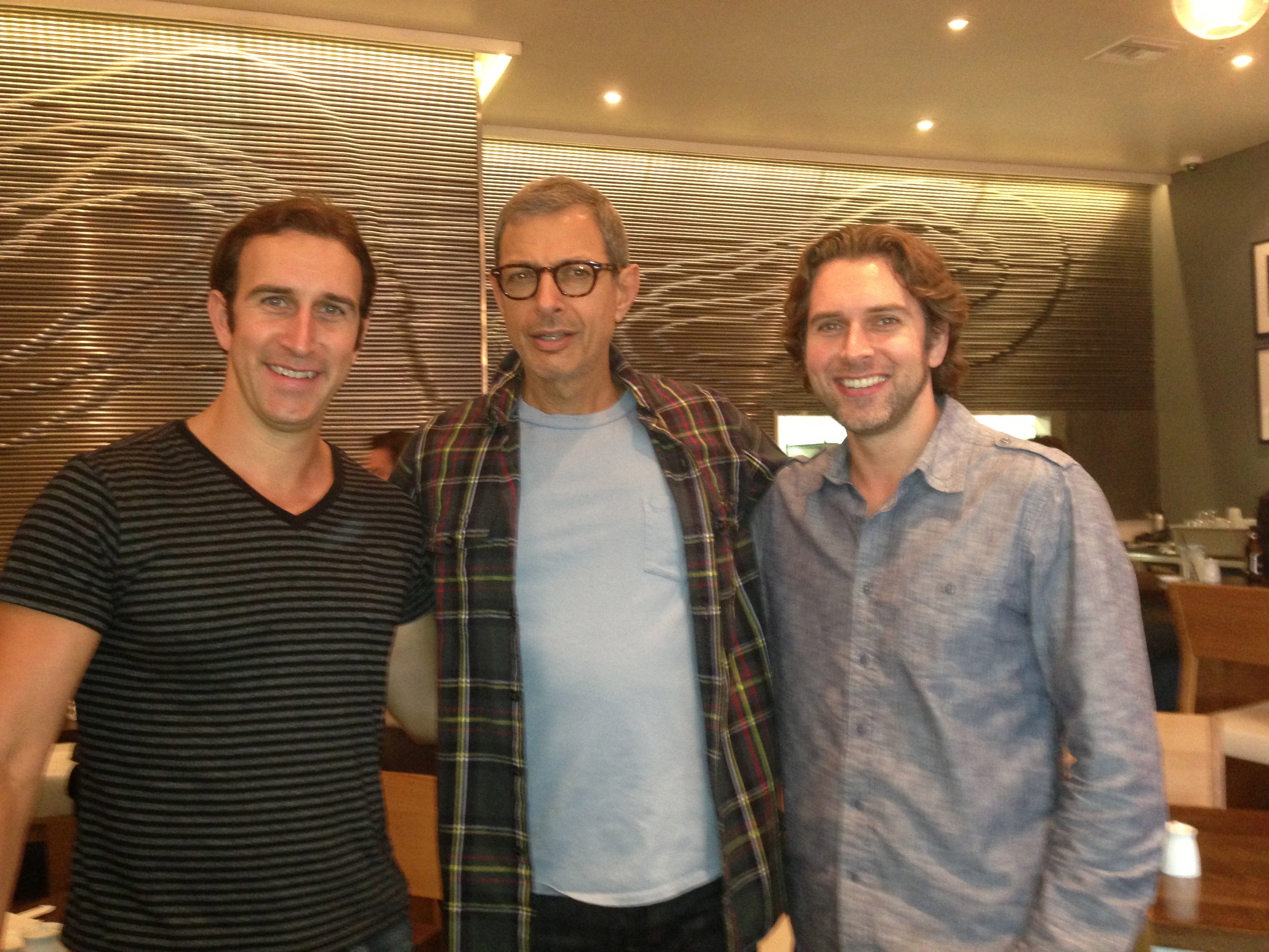 Adam Ward , Jeff Goldblum and Charlie Ward
