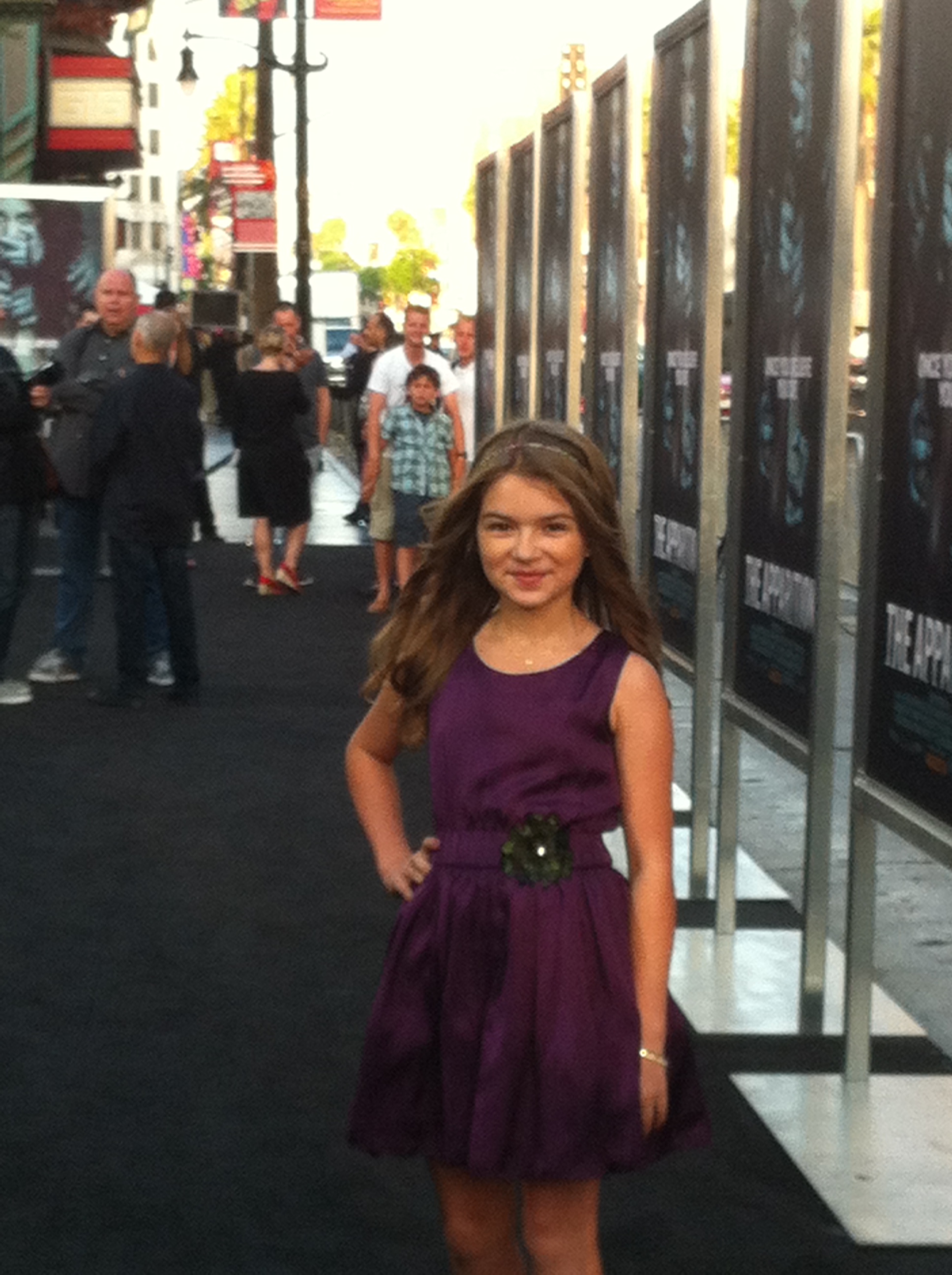 Anna Clark at the premier of The Apparition